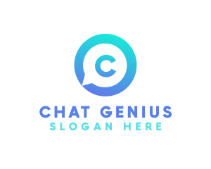 Messaging Chat Social  logo design