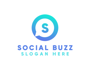 Messaging Chat Social  logo design