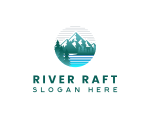 Mountain River Nature logo design