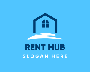 Blue Roof Home Maintenance logo design