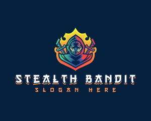 Stealth Ninja Assassin logo design