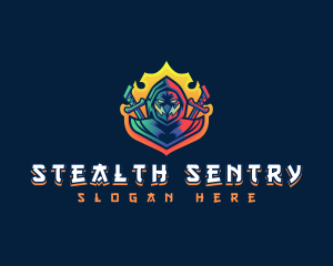 Stealth Ninja Assassin logo design