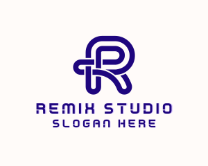 Expert Digital Letter R logo design