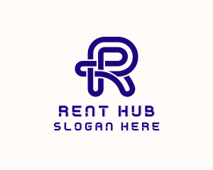 Expert Digital Letter R logo design