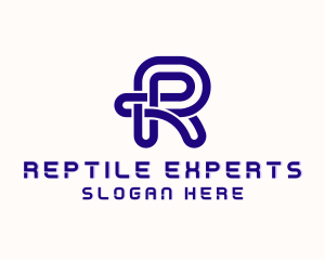 Expert Digital Letter R logo design