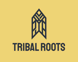 Tribal - Tribal Arrow Pencil logo design