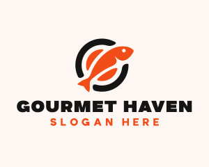 Sushi Asian Food Restaurant logo design