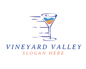 Winery - Express Winery Drink logo design