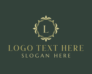 Bloom - Floral Ornamental Crest logo design
