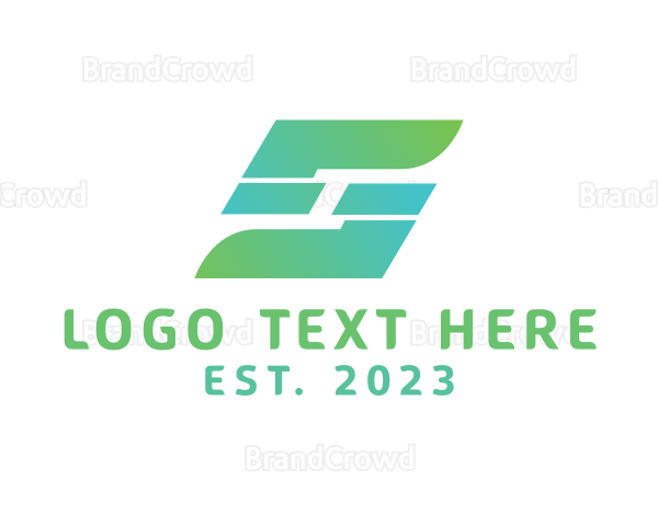 Gradient Tech Cyber Letter S Logo