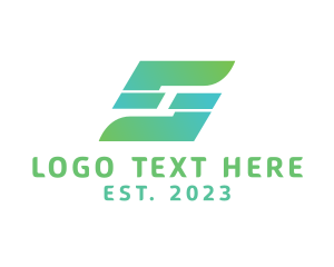 Edge - Gradient Tech Cyber Letter S logo design