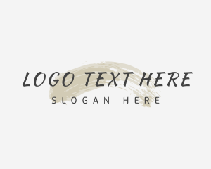 Luxury - Elegant Makeup Wordmark logo design