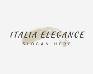 Elegant Makeup Wordmark logo design