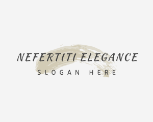 Elegant Makeup Wordmark logo design