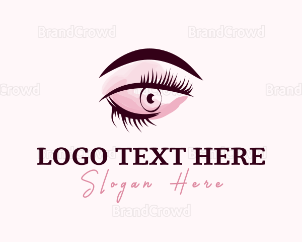 Eyebrow Beauty Makeup Logo