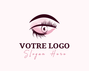 Eyebrow Beauty Makeup Logo