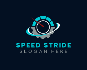 Speed Meter Cog Tire logo design