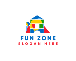 Playtime - Kids Toy Blocks logo design