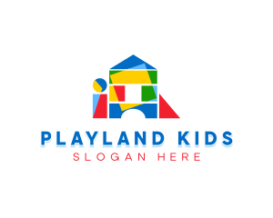 Kids Toy Blocks logo design