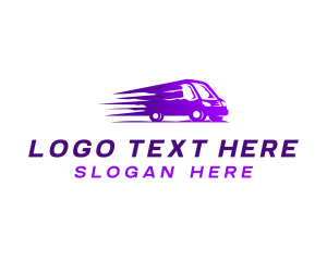 Speed - Automobile Van Driver logo design