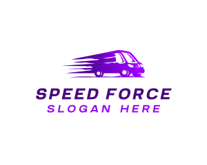 Automobile Van Driver logo design