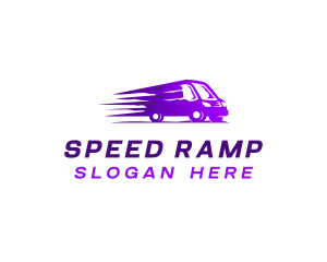 Automobile Van Driver logo design