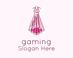 Pink Elegant Dress Logo