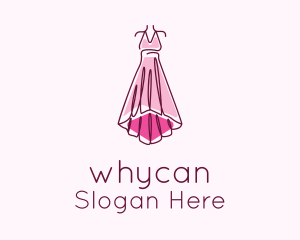 Pink Elegant Dress Logo