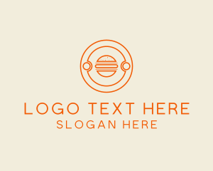 Tasty - Fast Food Burger Hamburger logo design