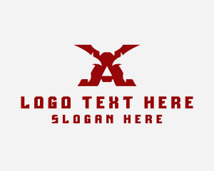 Web Design - Demon Gaming Letter A logo design