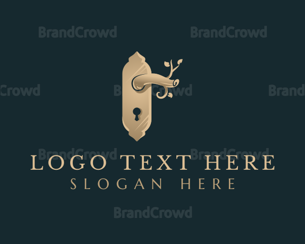 Elegant Door Knob Logo