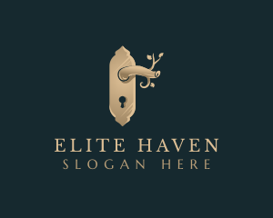 Private - Elegant Door Knob logo design