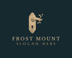 Elegant Door Knob logo design