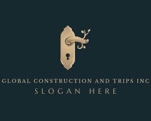 Elegant Door Knob logo design