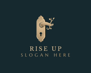 Elegant Door Knob logo design