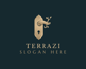 Elegant Door Knob logo design