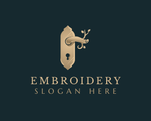 Elegant Door Knob logo design