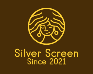 Styling - Golden Female Salon logo design