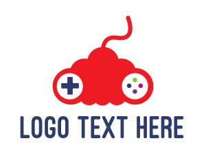 Cloud - Joystick Controller Console logo design