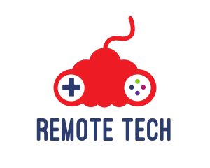 Remote - Joystick Controller Console logo design