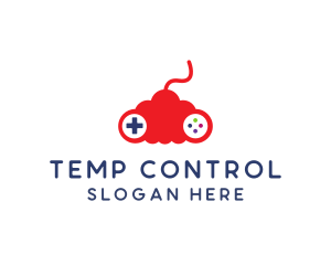 Joystick Controller Console logo design