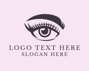 Beauty Vlogger - Beauty Eyelash Salon logo design