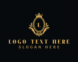 Law Firm - Luxury Crown Monarch logo design