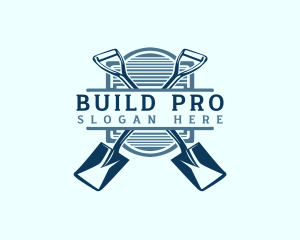Emblem - Shovel Construction Maintenance logo design