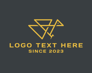 Triangle - Modern Triangle  Bird logo design