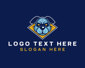 Dog - Mask Dog Hero logo design