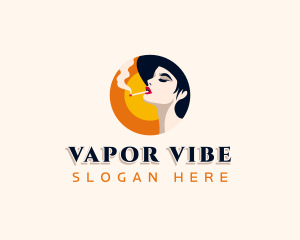 Female Cigarette Tobacco logo design