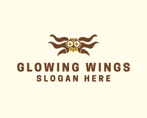 Barn Owl Wings  logo design