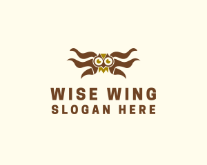 Barn Owl Wings  logo design