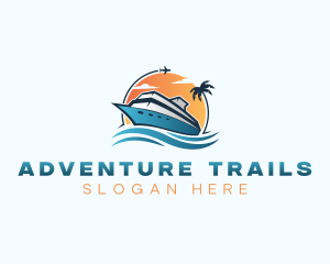 Boat Travel Tourism logo design